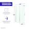 Anzzi 48 in. x 76 in. H Sliding Frameless Shower Door in Chrome w/ Tsunami Guard Tempered Clear Glass SD-FRLS05701CH - alternate 5